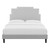 Lindsey Performance Velvet Queen Platform Bed MOD-6705-LGR