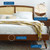 Sierra Cane and Wood Full Platform Bed With Splayed Legs MOD-6700-WAL