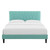 Phillipa Performance Velvet Queen Platform Bed MOD-6708-MIN