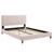 Phillipa Performance Velvet Queen Platform Bed MOD-6707-PNK