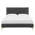 Phillipa Performance Velvet Queen Platform Bed MOD-6706-CHA