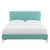 Phillipa Performance Velvet Queen Platform Bed MOD-6706-MIN