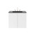 Bryn 30" Wall-Mount Bathroom Vanity EEI-5778-WHI-BLK