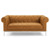 Idyll Tufted Button Upholstered Leather Chesterfield Loveseat EEI-3442-TAN