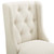 Baronet Tufted Button Upholstered Fabric Bar Stool EEI-3741-BEI