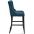 Baronet Tufted Button Upholstered Fabric Bar Stool EEI-3741-AZU