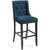 Baronet Tufted Button Upholstered Fabric Bar Stool EEI-3741-AZU