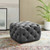 Amour Tufted Button Square Performance Velvet Ottoman EEI-3776-GRY