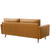 Valour Upholstered Faux Leather Sofa EEI-3765-TAN