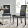 Prosper Faux Leather Dining Side Chair Set of 2 EEI-3617-BLK