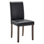 Prosper Faux Leather Dining Side Chair Set of 2 EEI-3617-BLK