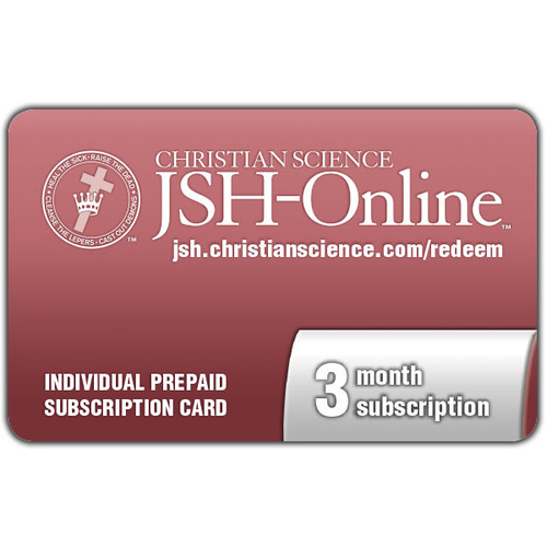 3-month JSH-Online Prepaid Subscription (Card)
