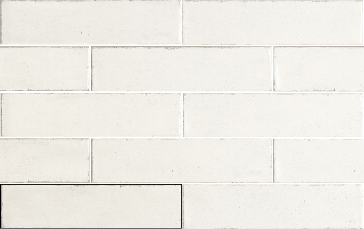 Calpe Ceramic White Brick Format Wall Tiles in Liverpool