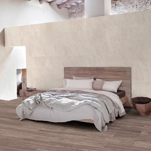 Sand stone effect porcelain tiles in Liverpool