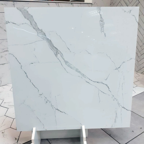 Marble Effect Gloss Porcelain Tiles in Liverpool