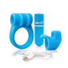 Screaming Charged Vibrator Kit in Blue
