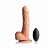 Remote Controlled Silicone  Vibrating and Rotating Dildo