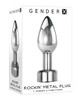 Gender X Rockin' Metal Plug Rechargeable Butt Plug 