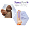 Triple Density Dr. Skin Plus 6" Posable Dildo 