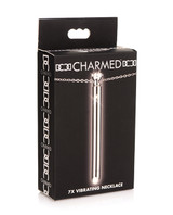 Charmed 7X Vibrating Stainless Steel Necklace - Silver - Box
