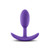 Luxe Wearable Vibra Plug Small Purple