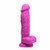Strap U Silicone 7" Dildo With Balls - Pink