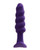 Twist Rechargeable Silicone Anal Plug - Perfectly Purple