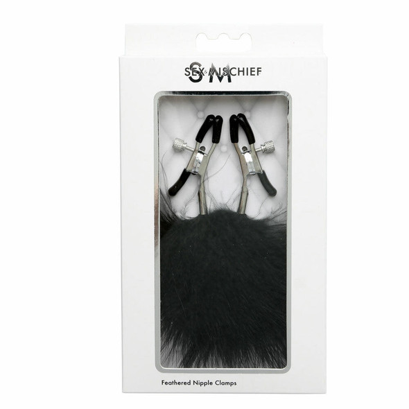 Sex and Mischief Feathered Nipple Clamps