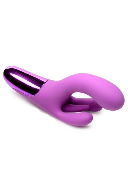 Bang! Triple Rabbit Silicone Vibrator - Purple