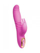 Inmi Lil' Swell 35X Thrusting & Swelling Rechargeable Silicone Rabbit Vibrator - Pink