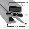 Hobart Door Gasket Profile 590 21 1/4 x 30 -2