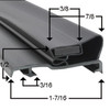 McCall Cooler and Freezer Door Gasket Profile 290 24 1/2 x 30 (Style 9535)_2