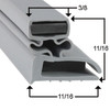 Perlick Cooler and Freezer Door Gasket Profile 702 15 1/4 x 24 1/4 (Style 10095)_2