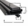 Aftermarket Anthony Door Gasket Profile 365 27 1/4 x 76