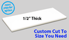 Custom Cutting Board - 1/2 Inch Thick - White Poly Custom Cutting Boards 0.22
