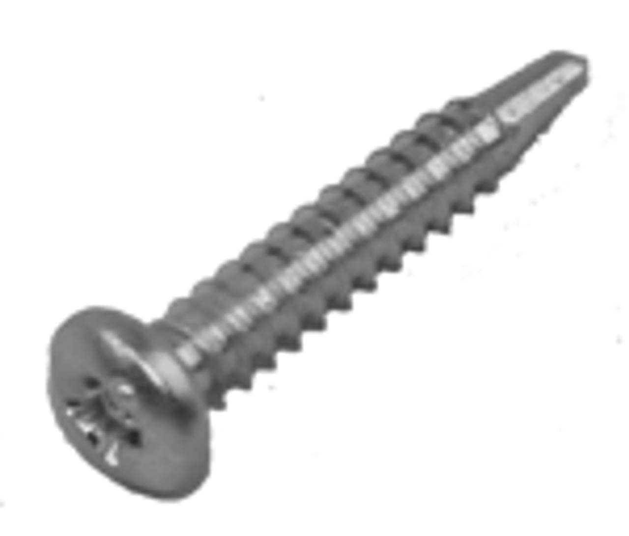 #10 X 5/8" Phillips Pan Head TEKS Zinc Screw