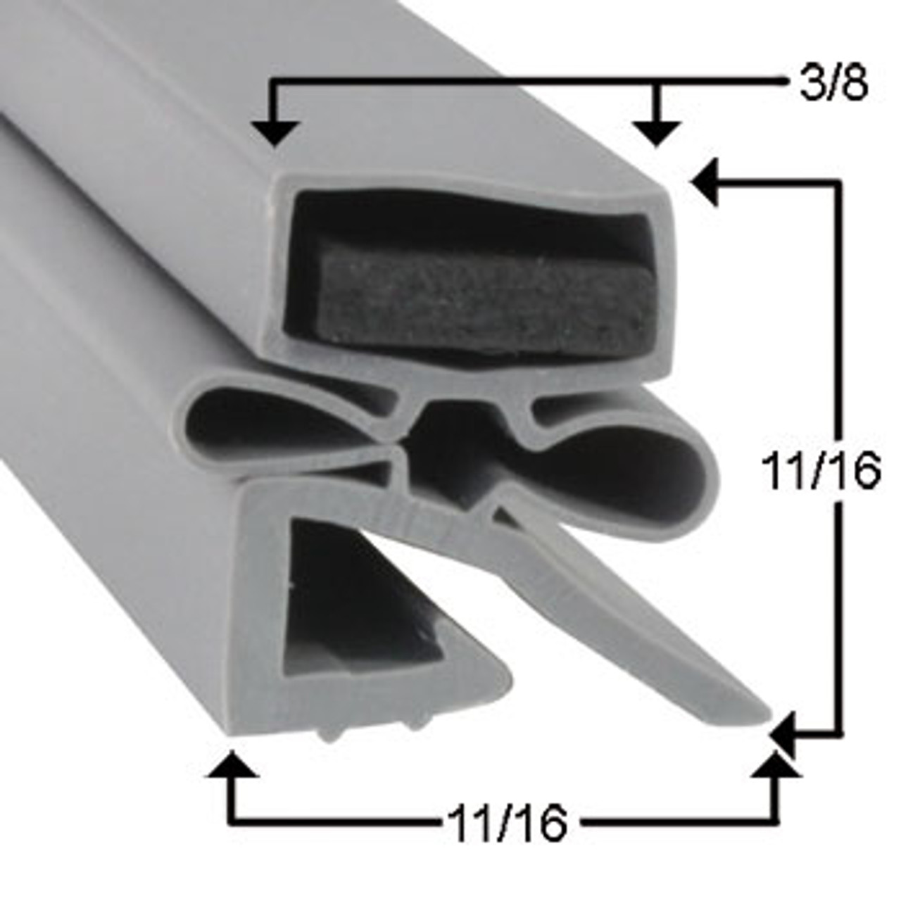 Hobart Door Gasket Profile 590 21 1/4 x 61 -2