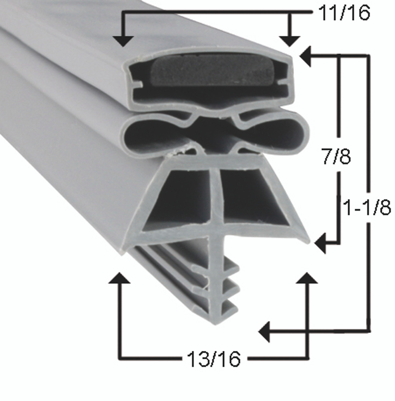 Kolpak Door Gasket Profile 180 28 1/4 x 77 3/4 -2