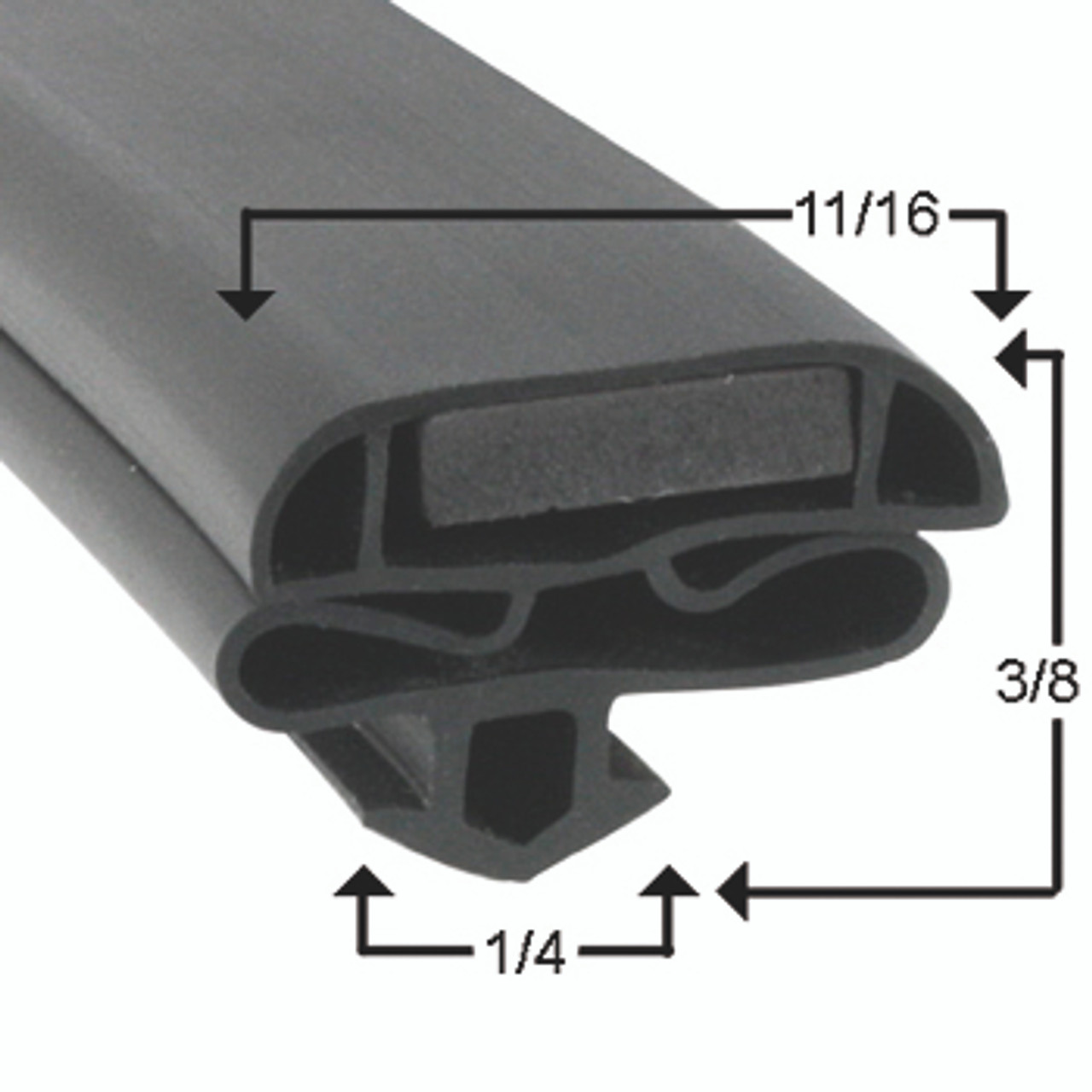 Masterbilt Door Gasket Profile 632 24 5/8 x 63 _2