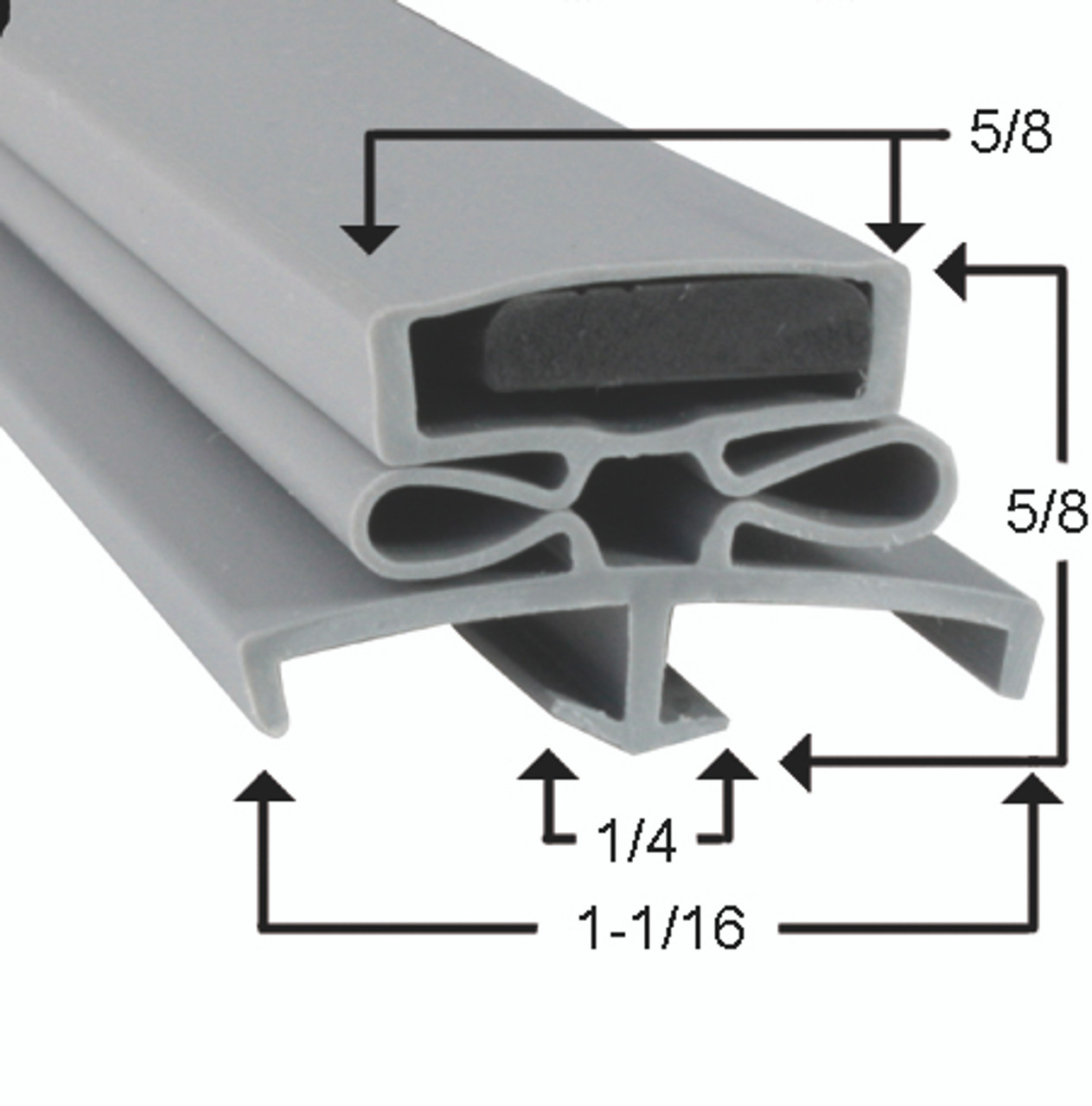 Star Cooler and Freezer Door Gasket Style 9527 20 1/2 x 26 5/8_2