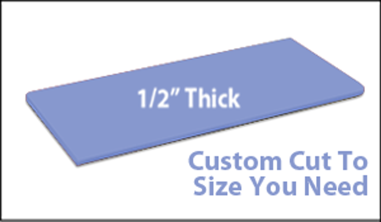 Custom Cutting Board - 1/2 Inch Thick - Blue
