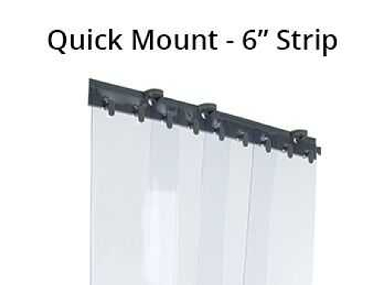 Build Your Own Strip Curtain Kit - 6" Strips Strip Curtain Kits 0