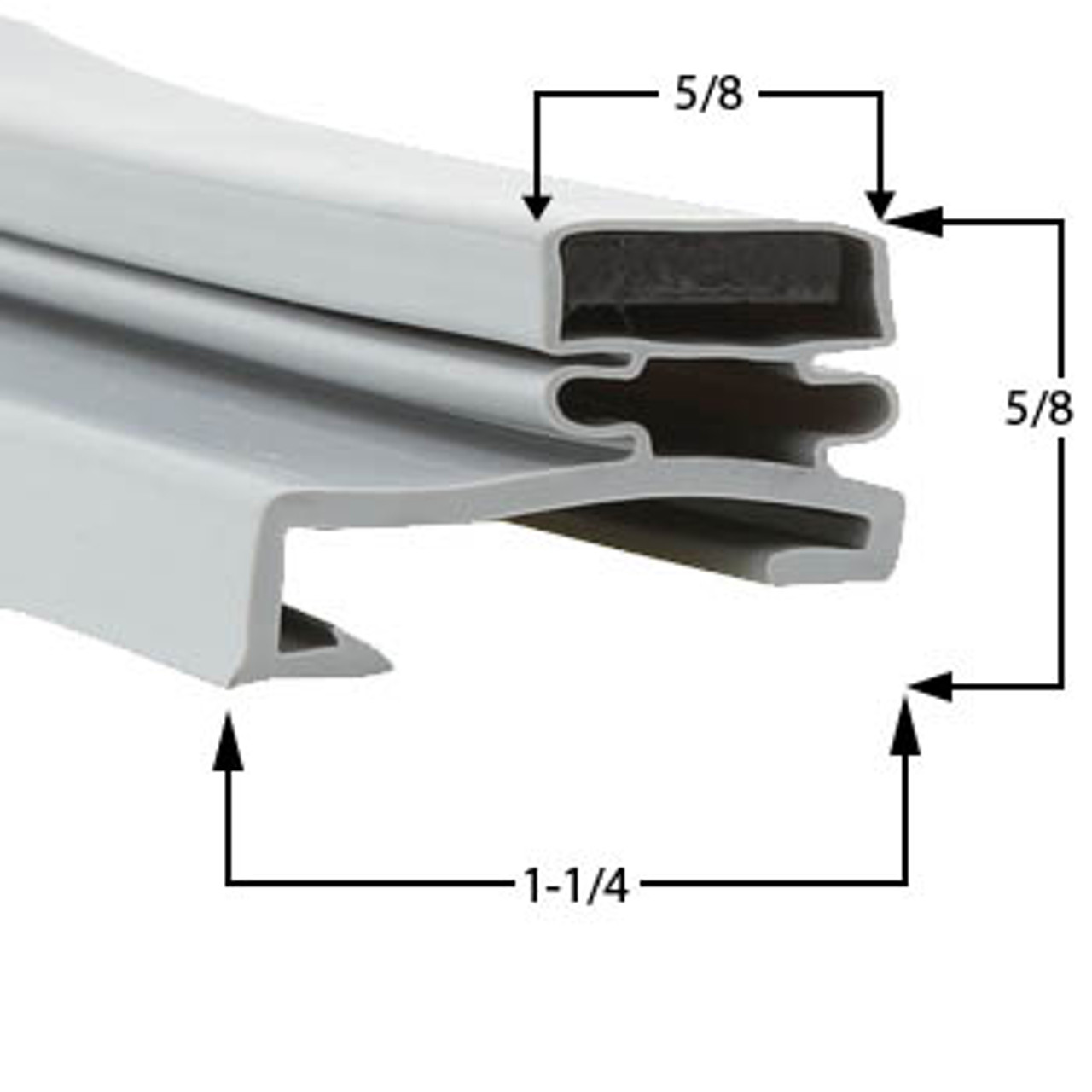 Victory Door Gasket Profile 518 8 3/4 x 25-2