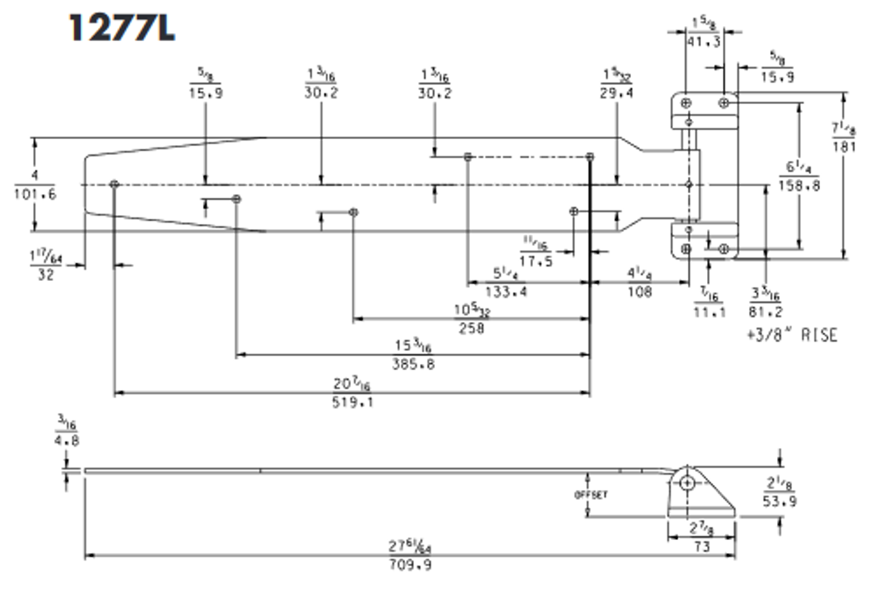 1277L-Kason-heavy-duty-hinge-long-drawing-1277L00008-11277L00010-11277L00012-11277L00016