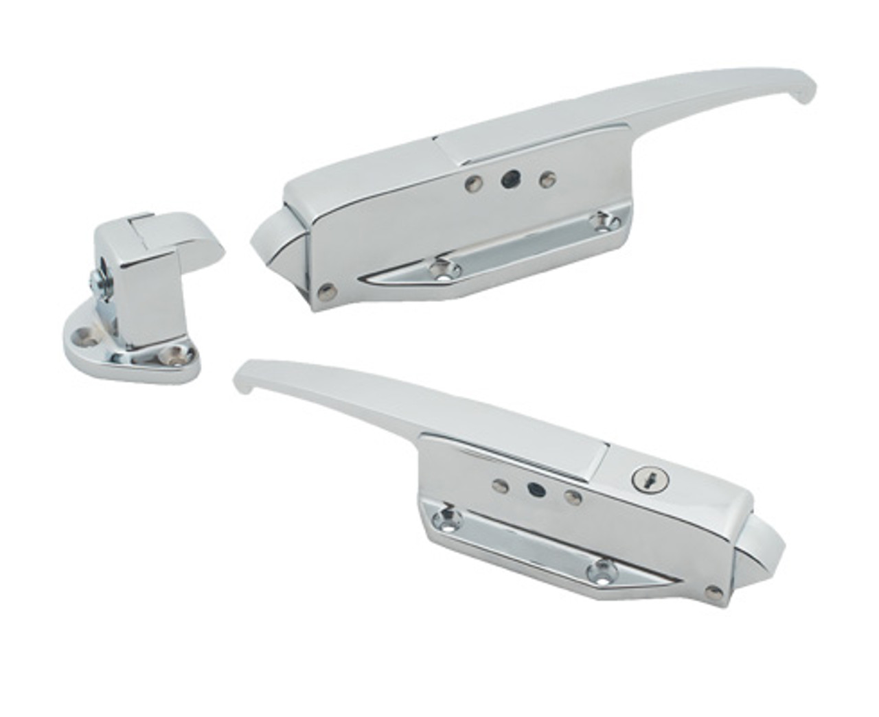 Kason 58 Series Latch and Strike with Polished Chrome Finish