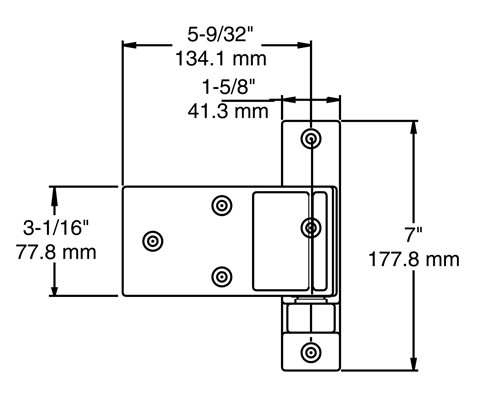 Kason 1255 Series Pacesetter Hinge