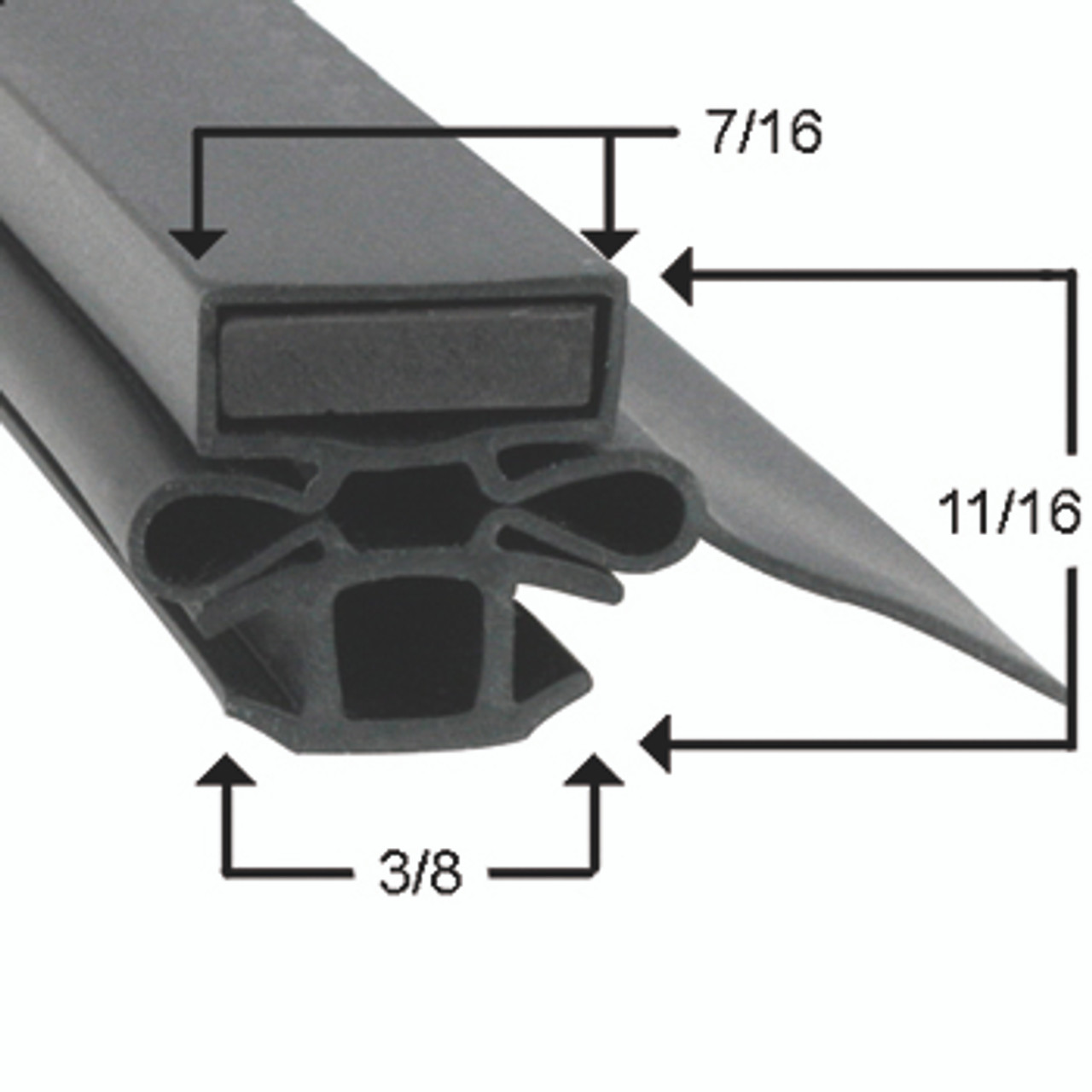 Masterbilt Door Gasket Profile 168 14 1/8 x 20 1/3_2