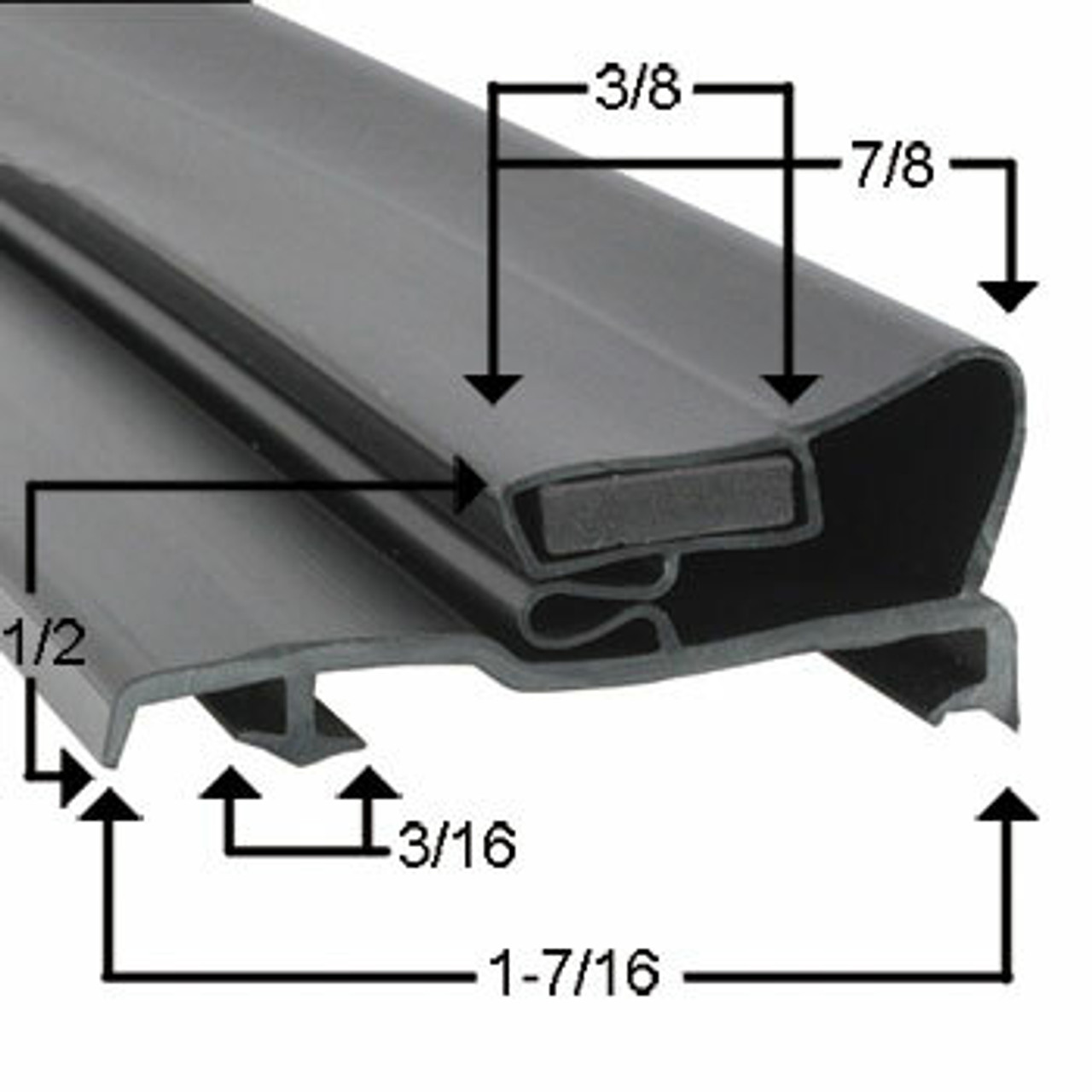 Aftermarket Anthony Door Gasket Profile 290  - 29 15/16 x 66 Door size