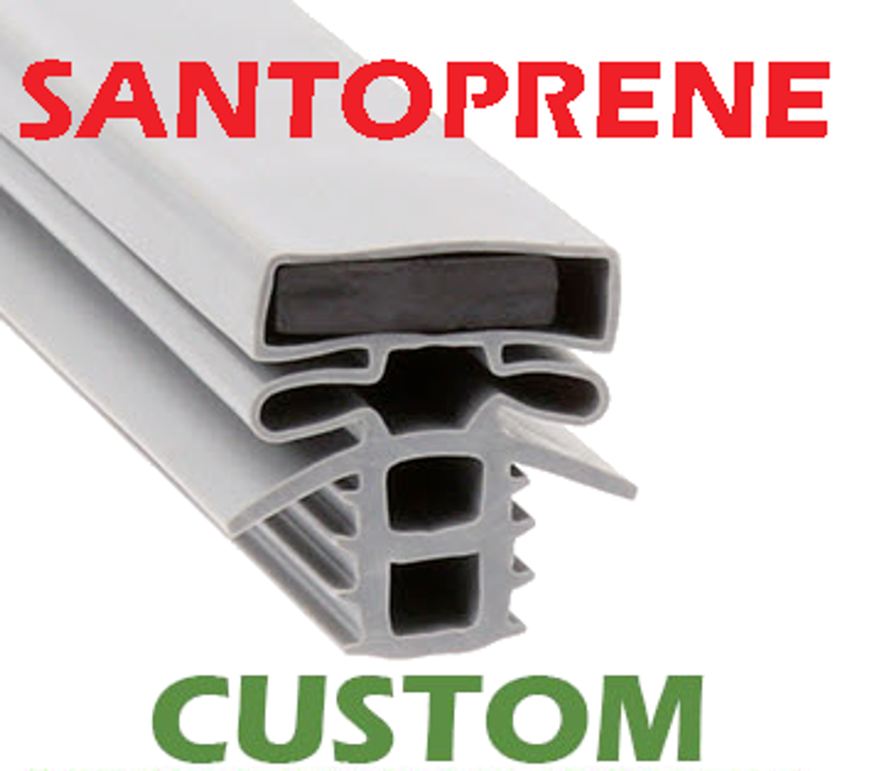 Custom Size Cooler and Freezer Gasket Profile 893 (Santoprene) (Style 2049)