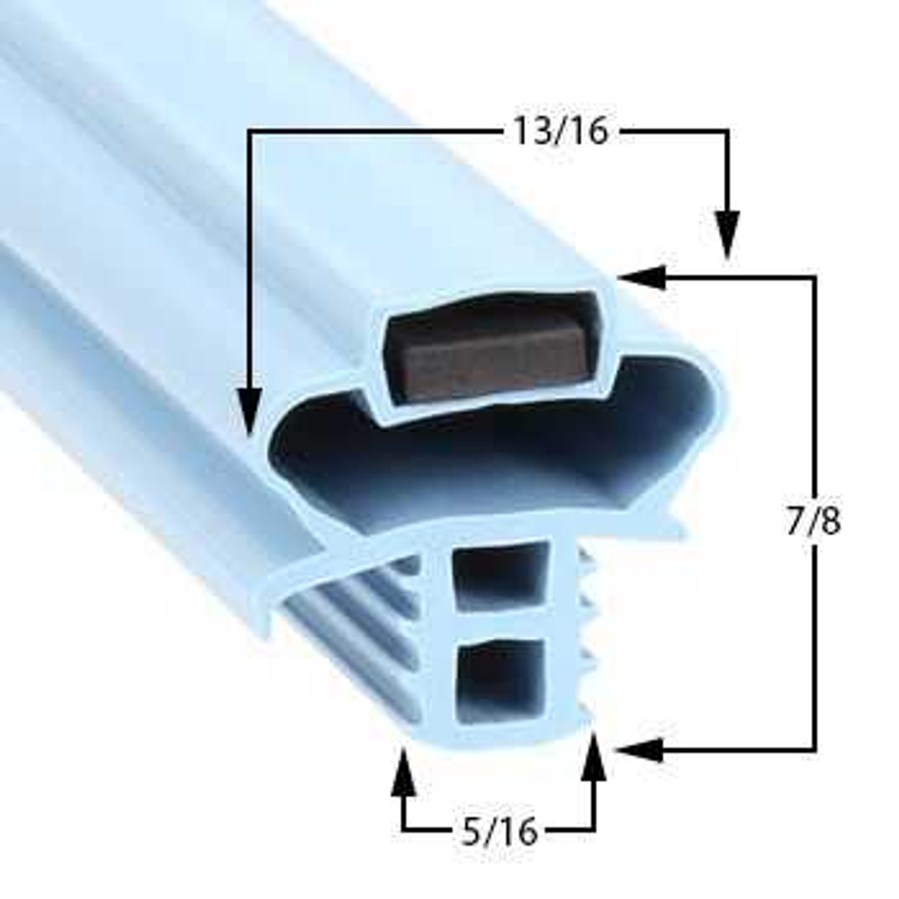 Profile 891 - Custom Refrigeration Gasket Custom Gaskets 0